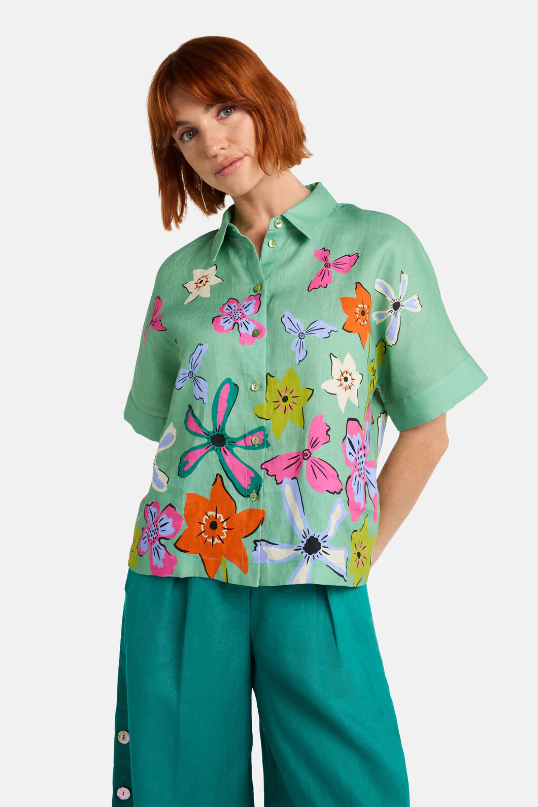 Daisy Chain Print Shirt - Image 2