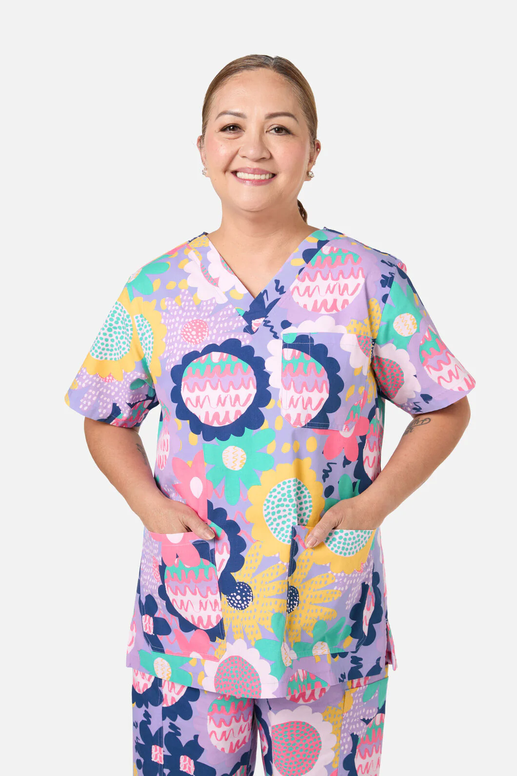 Daisy Sketch Scrub Set - Image 7