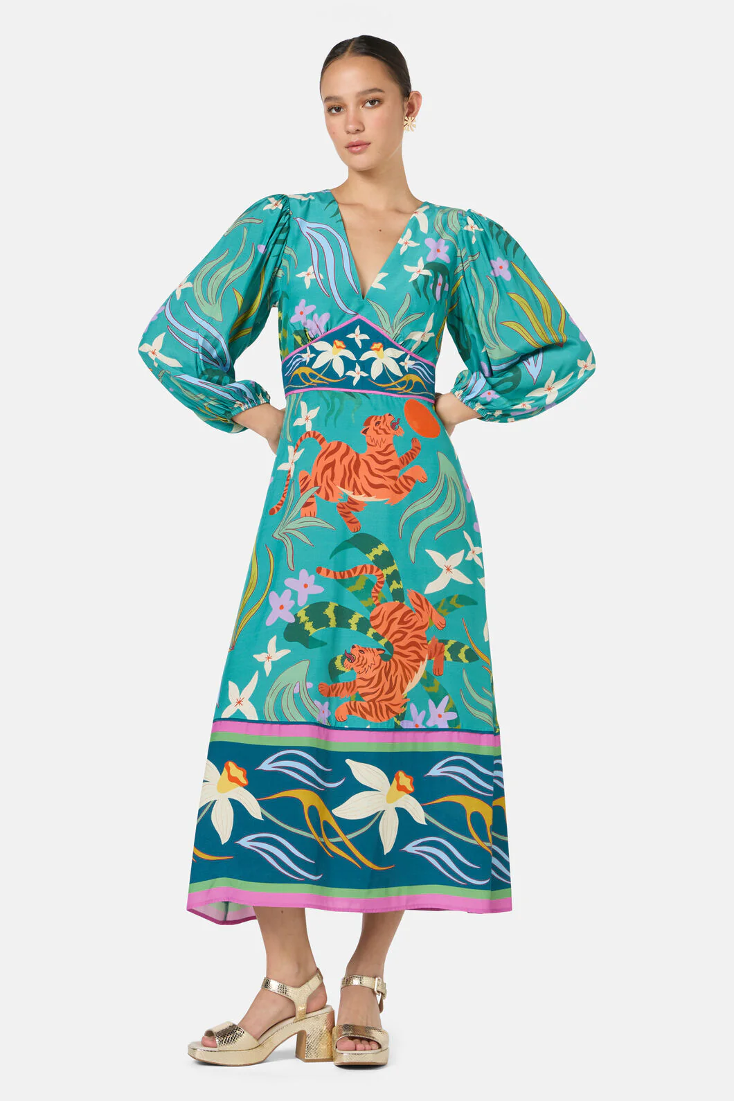 Dancing Playmates Long Sleeve Dress - Image 3