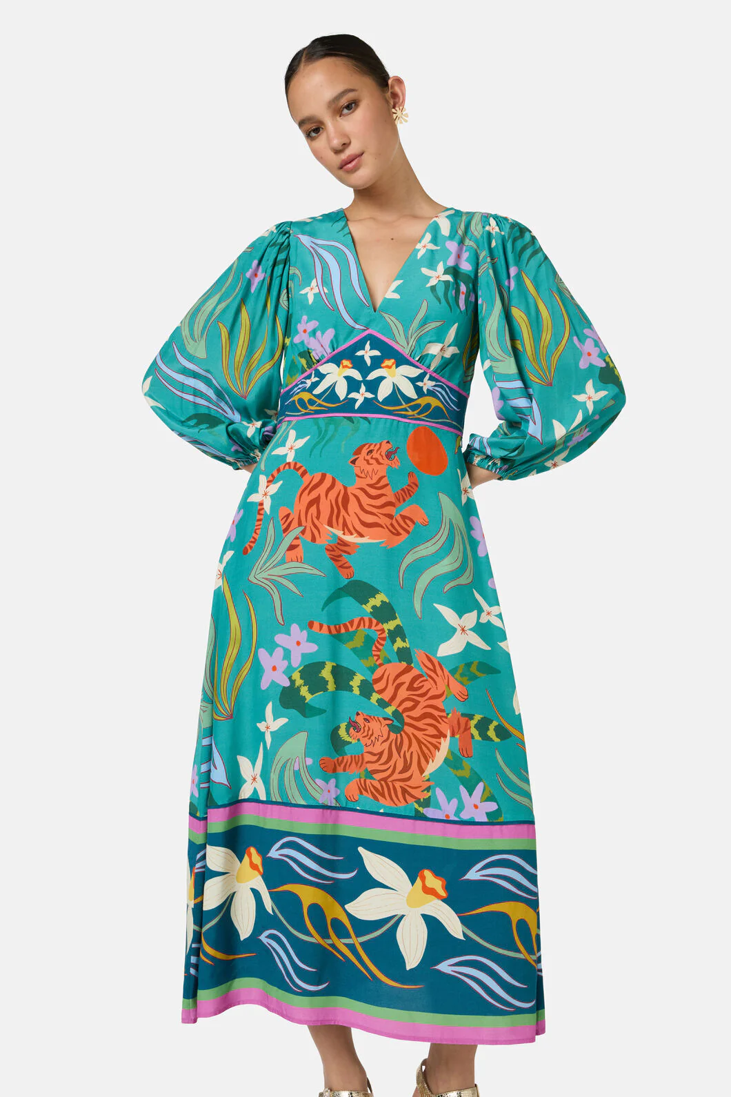 Dancing Playmates Long Sleeve Dress - Image 4