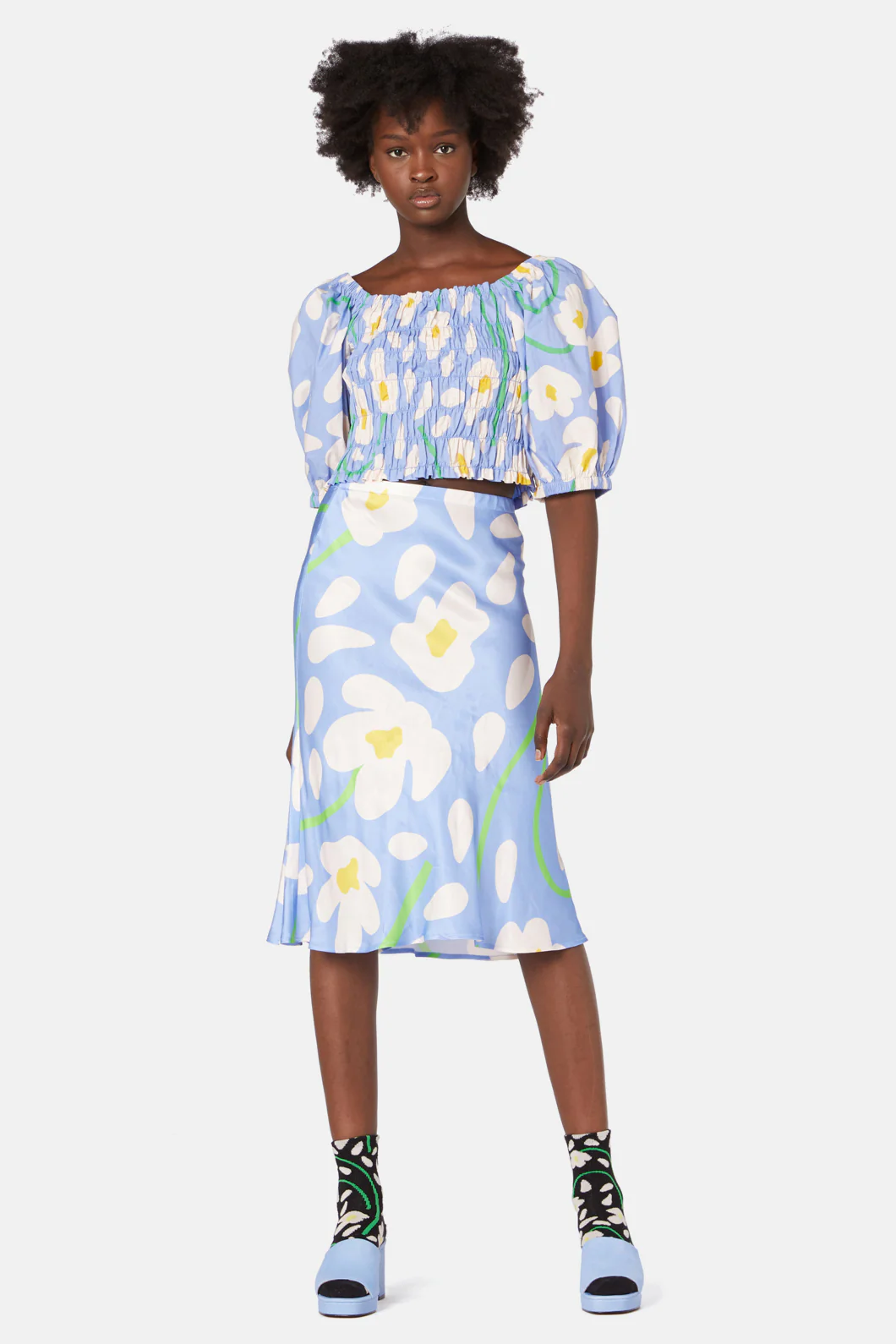 Day Flowers Crop Top - Image 2
