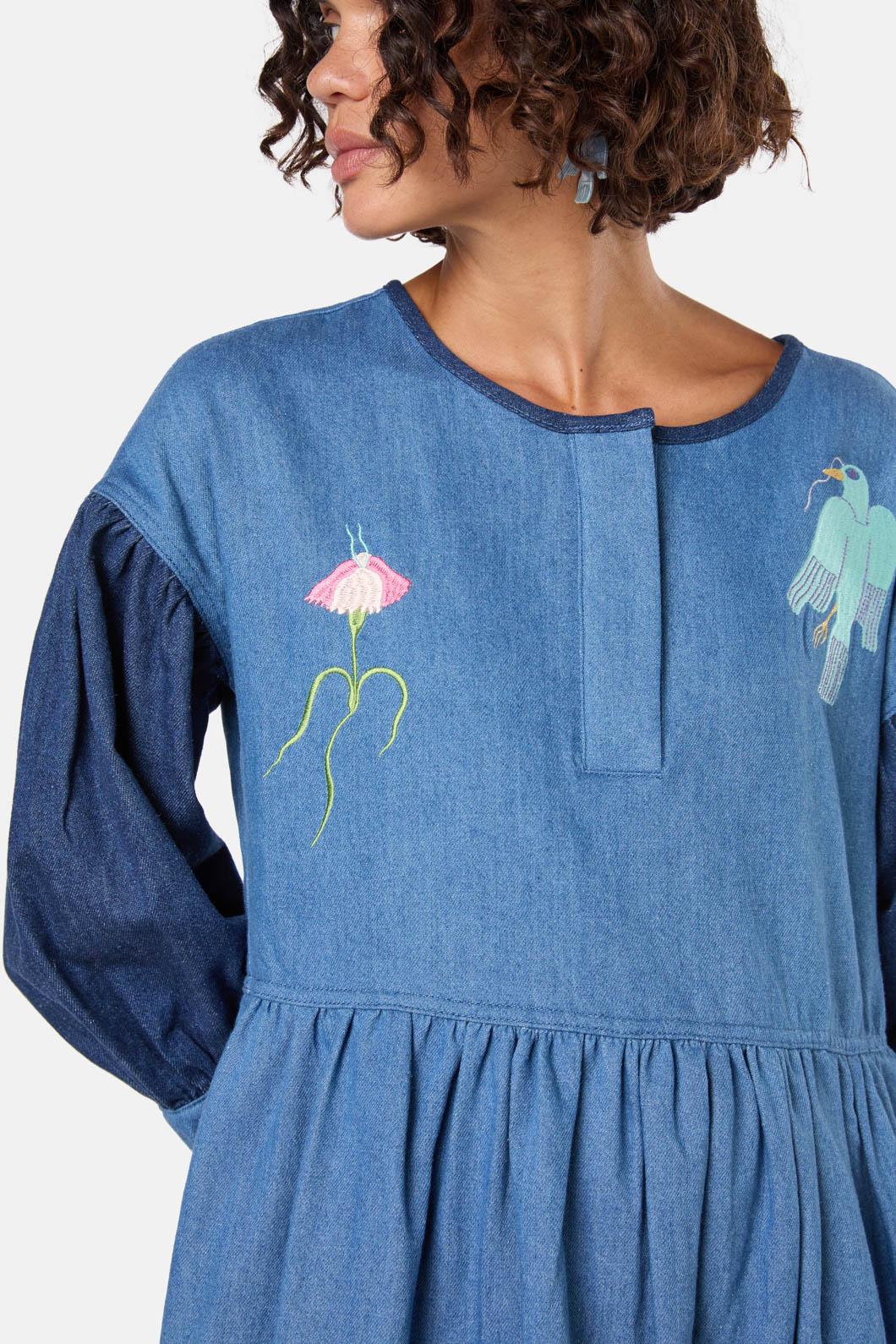 Daydream Denim Dress - Image 5