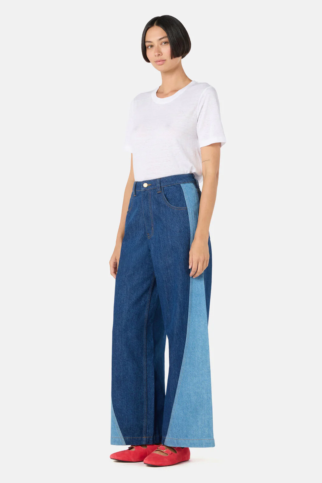 Denim Splice Jean - Image 2