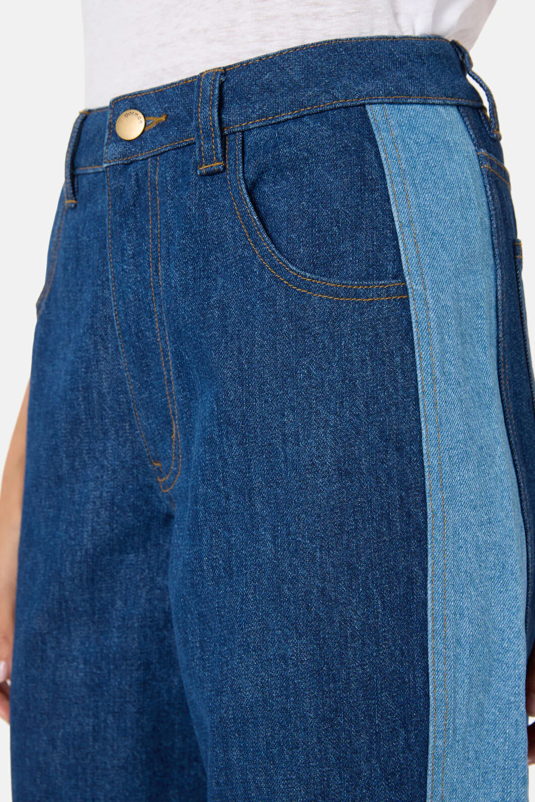 Denim Splice Jean - Image 4