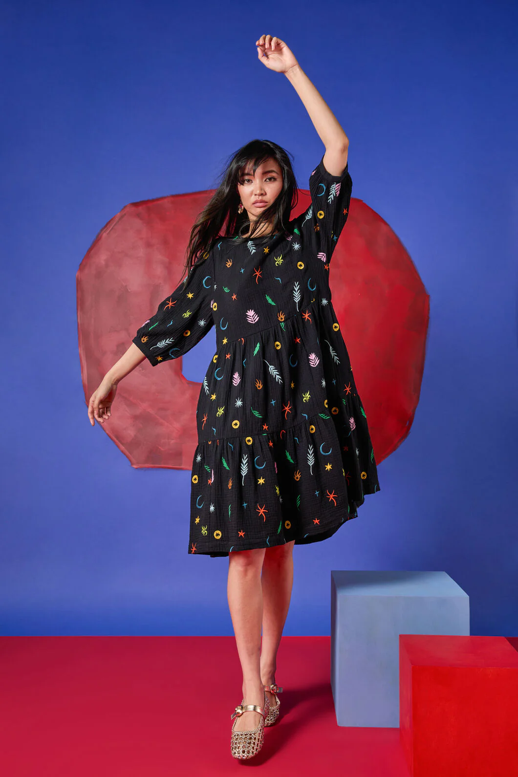 Desert Garden Smock Dress - Image 2