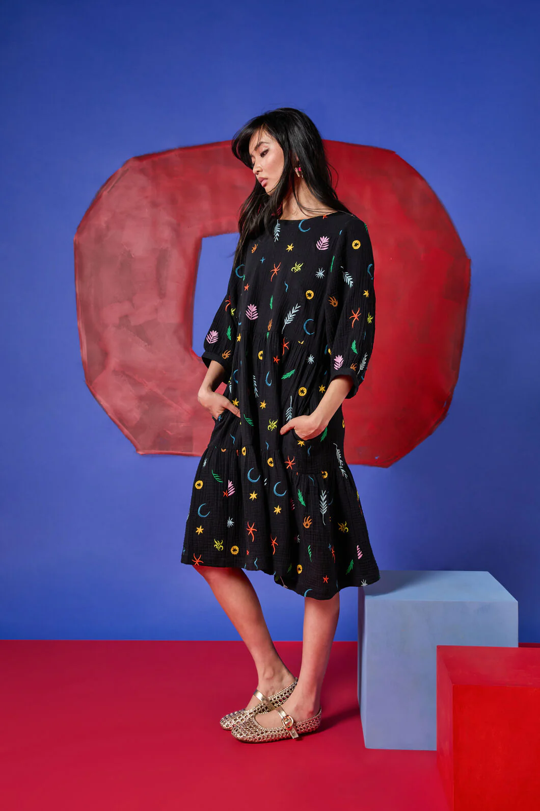 Desert Garden Smock Dress - Image 4