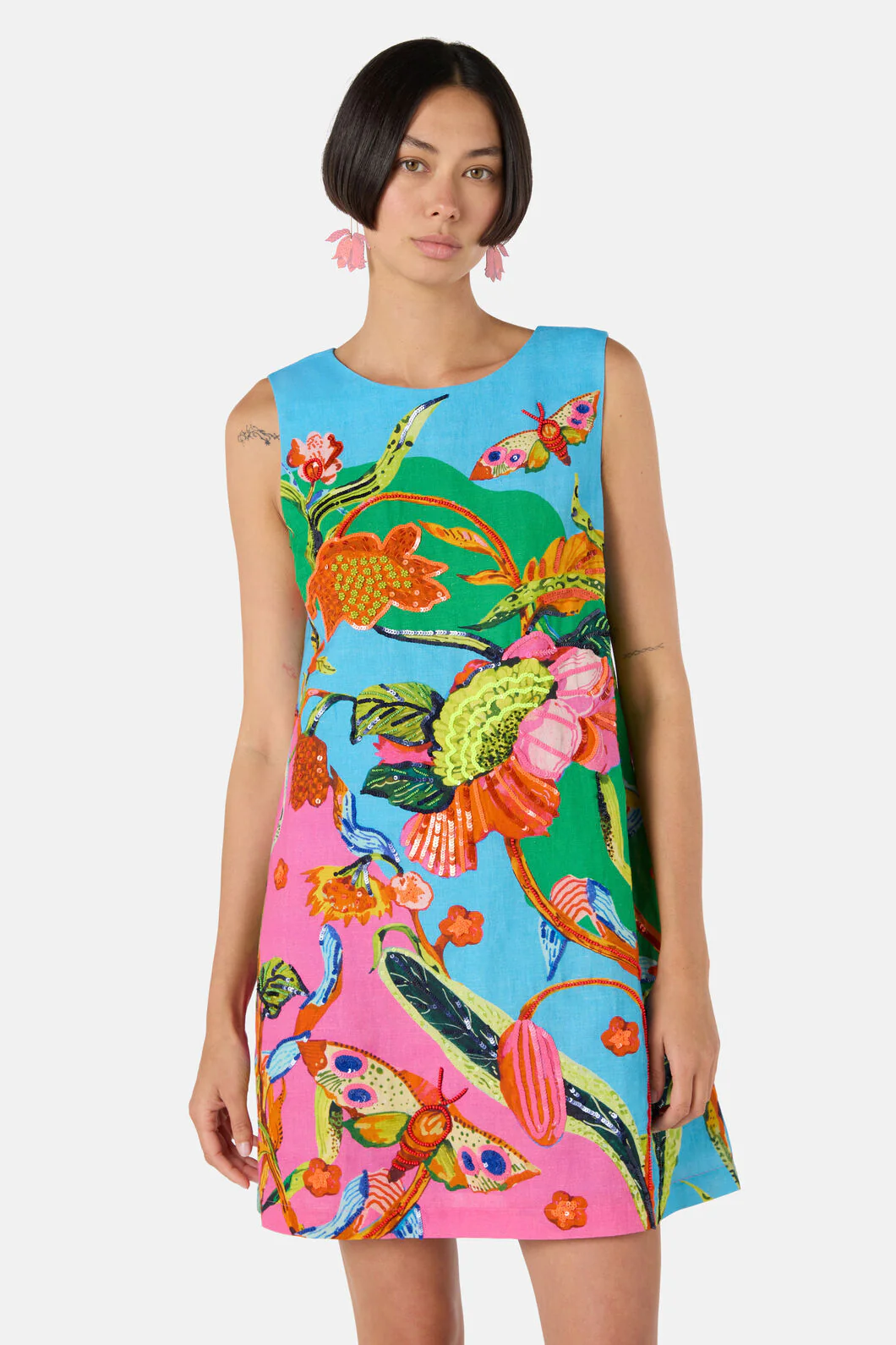 Elara Fancy Shift Dress - Image 3