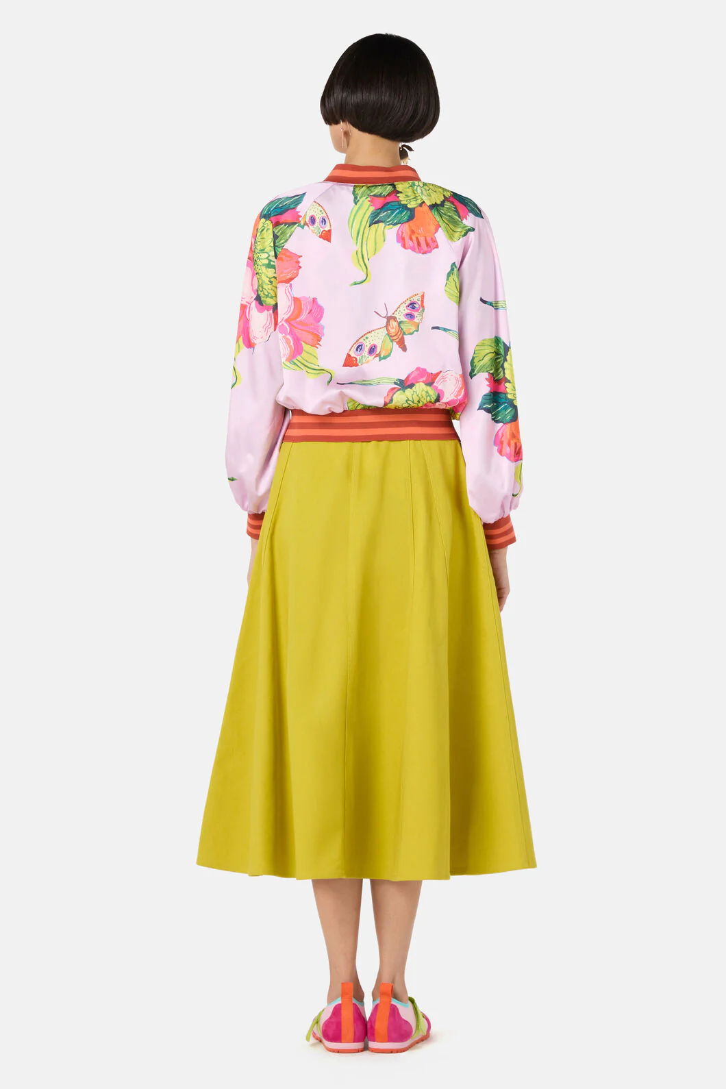 Elara Print Bomber Jacket - Image 9