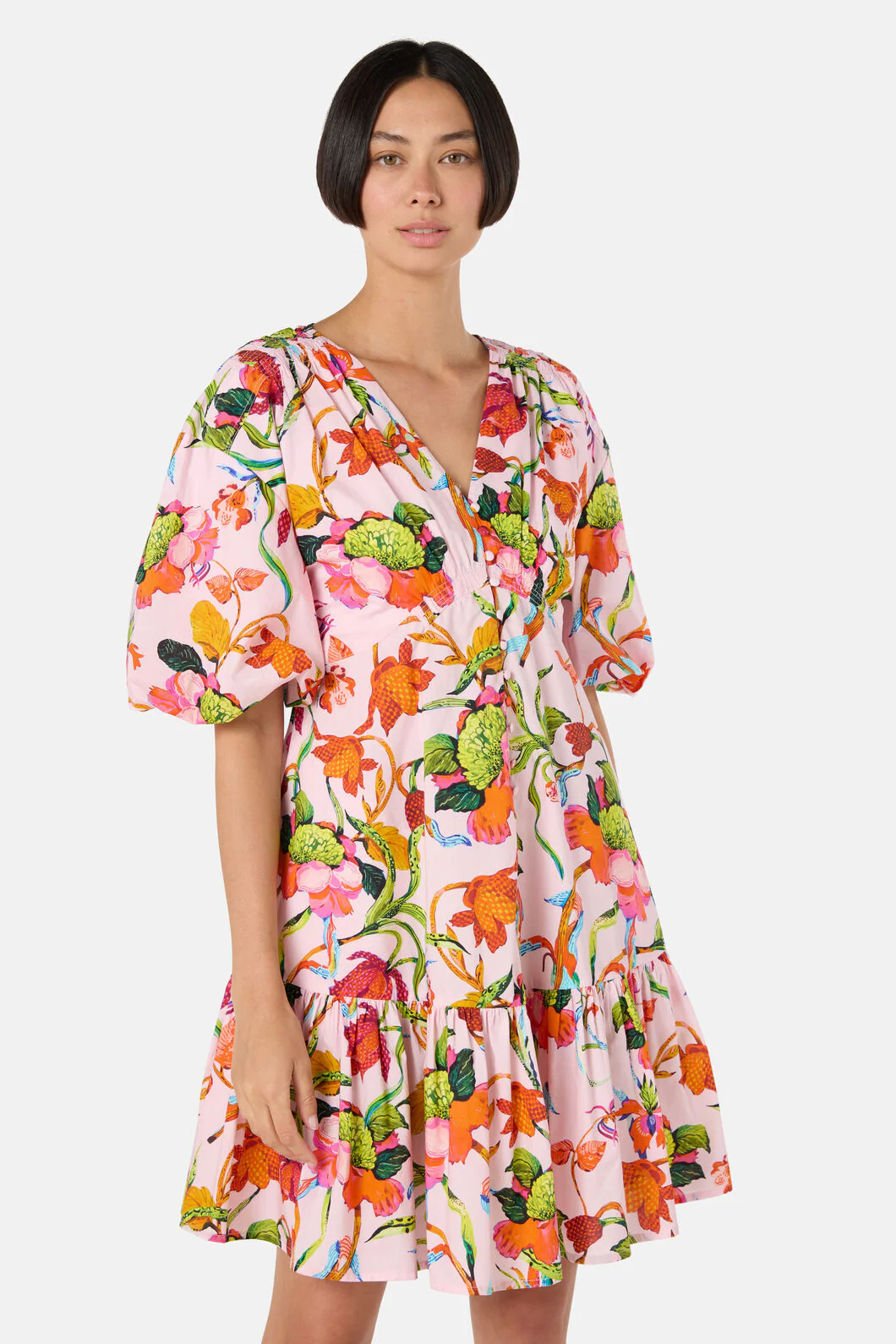 Elara Print Smock Dress - Image 2