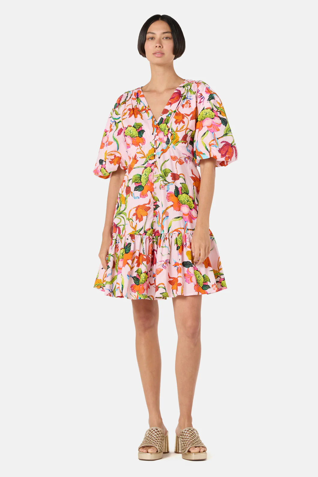 Elara Print Smock Dress - Image 3