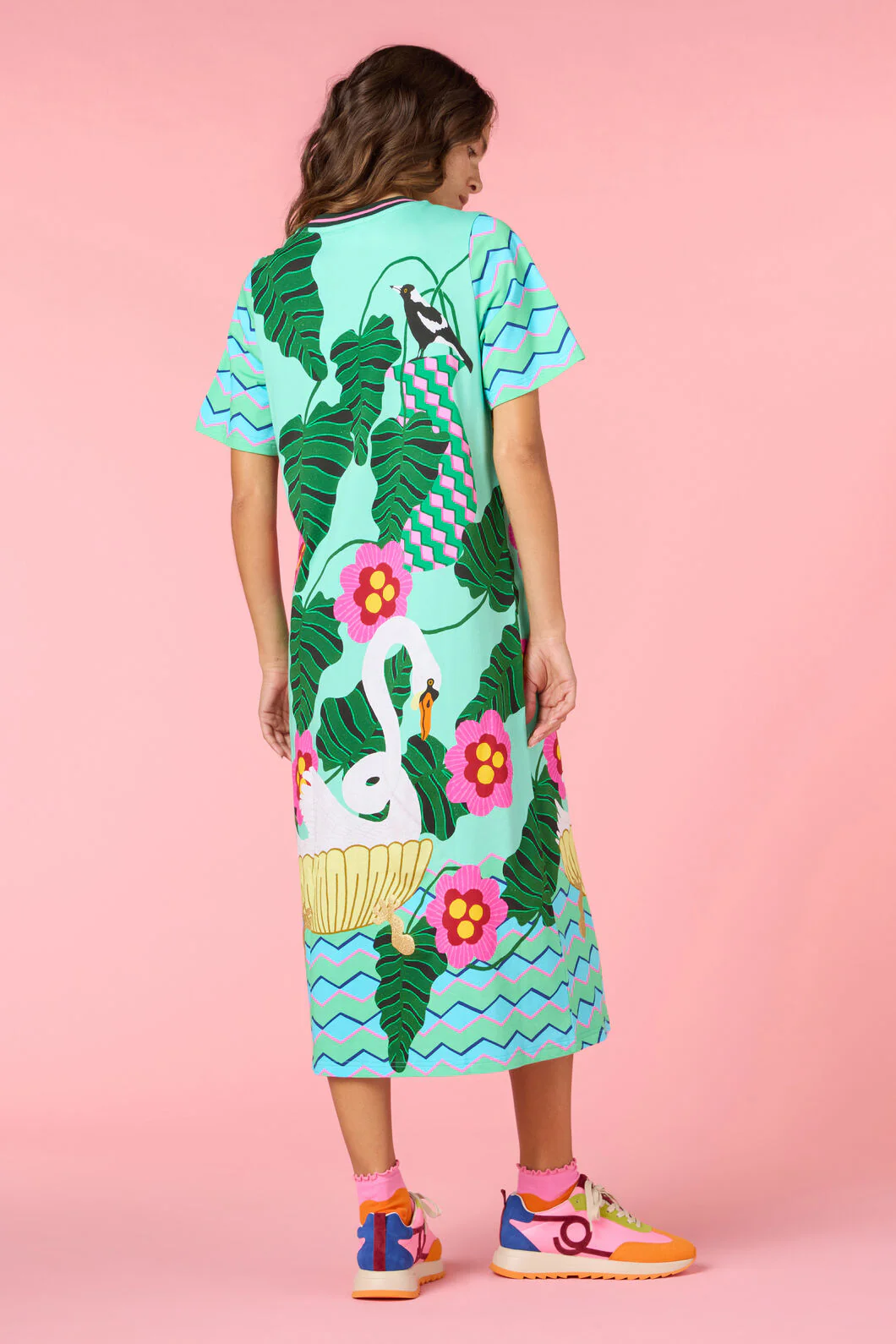 Eros Print Tee Dress - Image 4