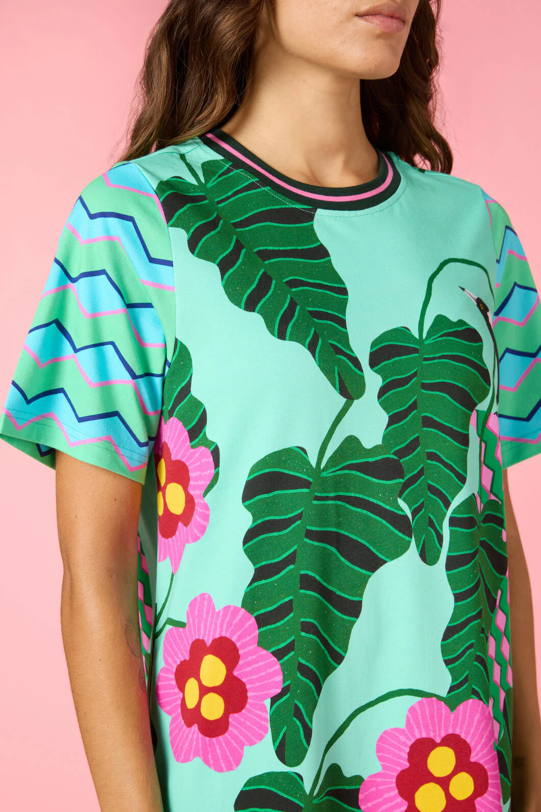 Eros Print Tee Dress - Image 6