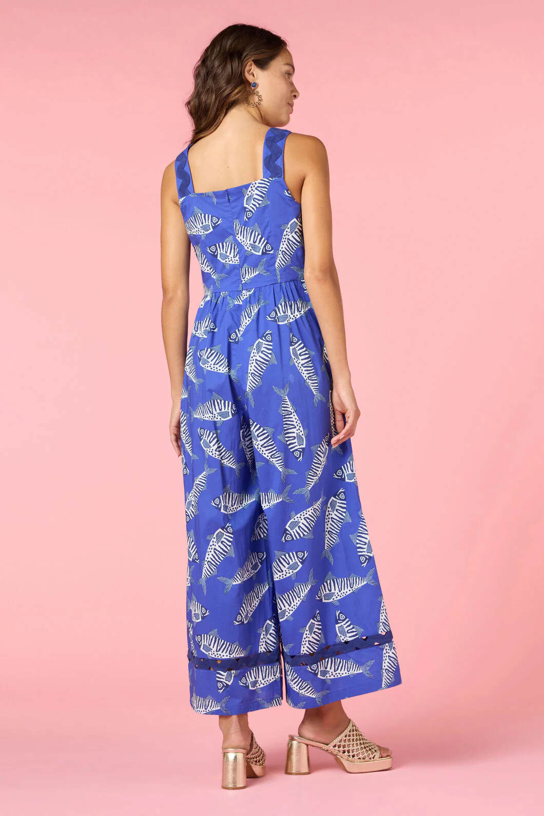 Fishy Fishy  Print Pantsuit - Image 4