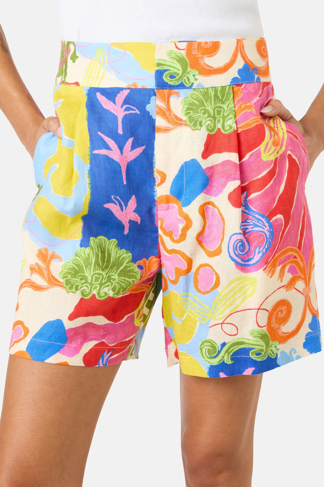 Fleur Tango Linen Short - Image 4