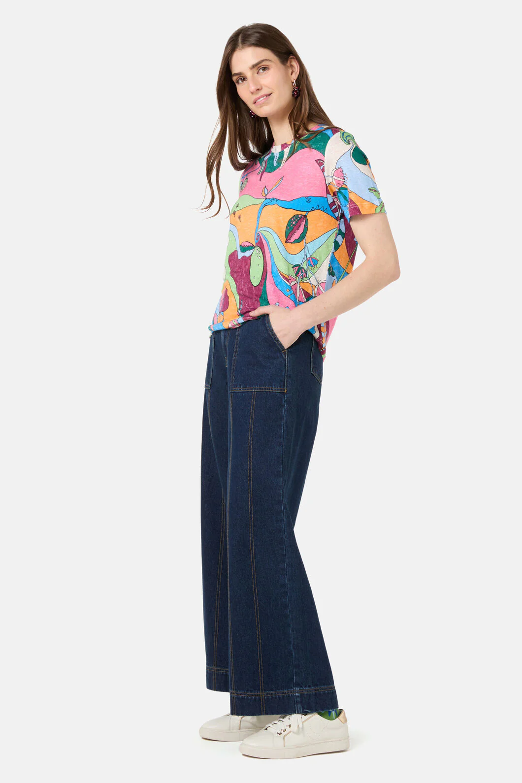 Flora Aurora Hemp Tee - Image 4