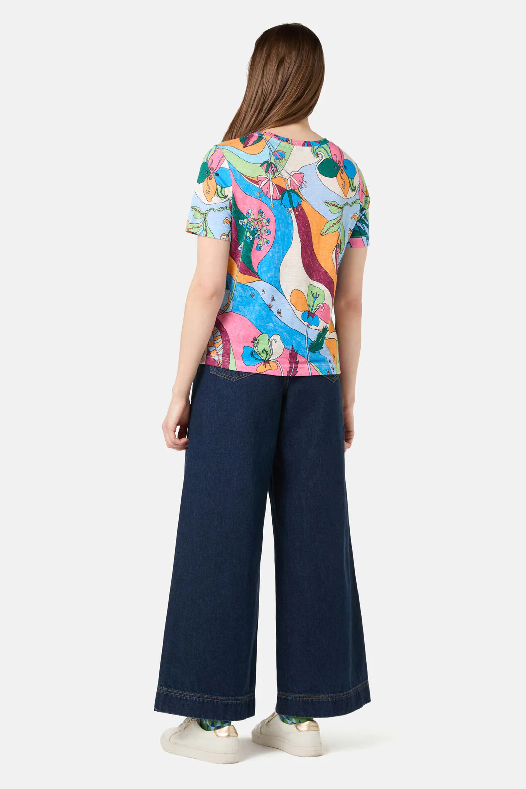 Flora Aurora Hemp Tee - Image 5