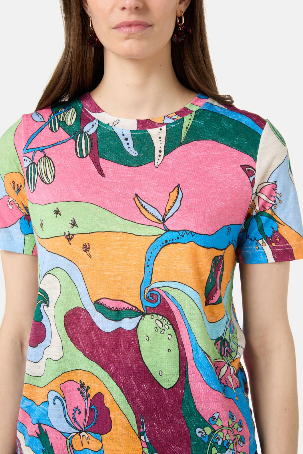 Flora Aurora Hemp Tee - Image 6