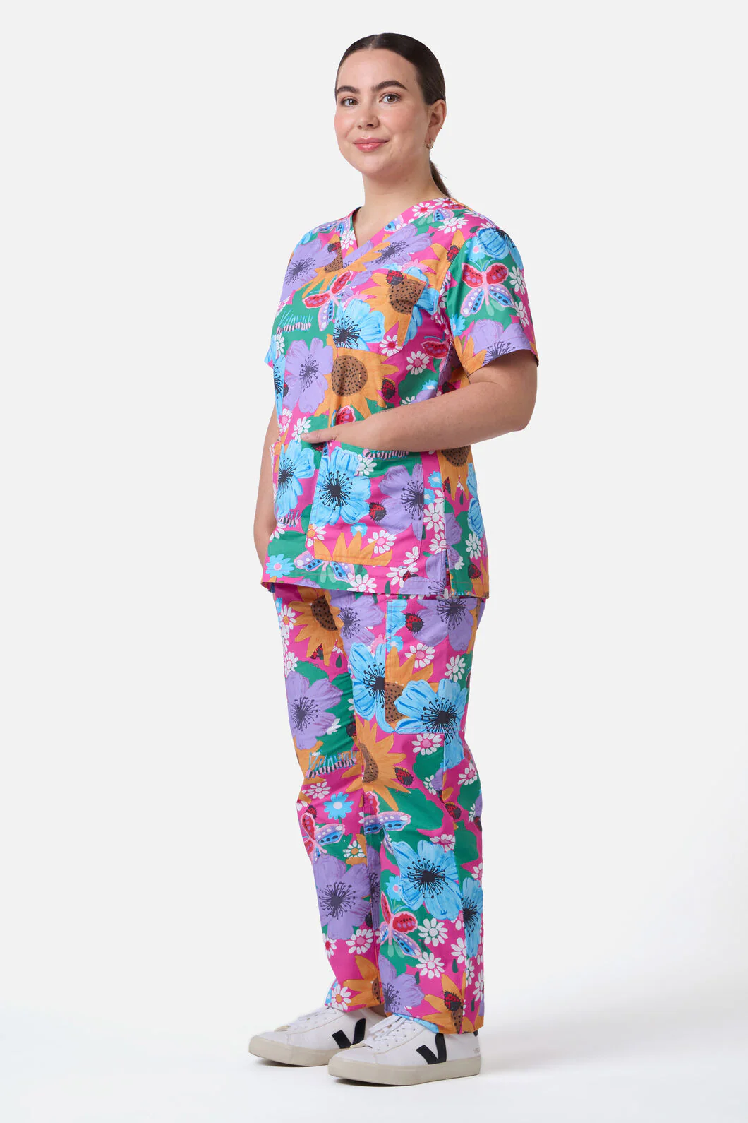 Floral Bouquet Scrub Set - Image 3