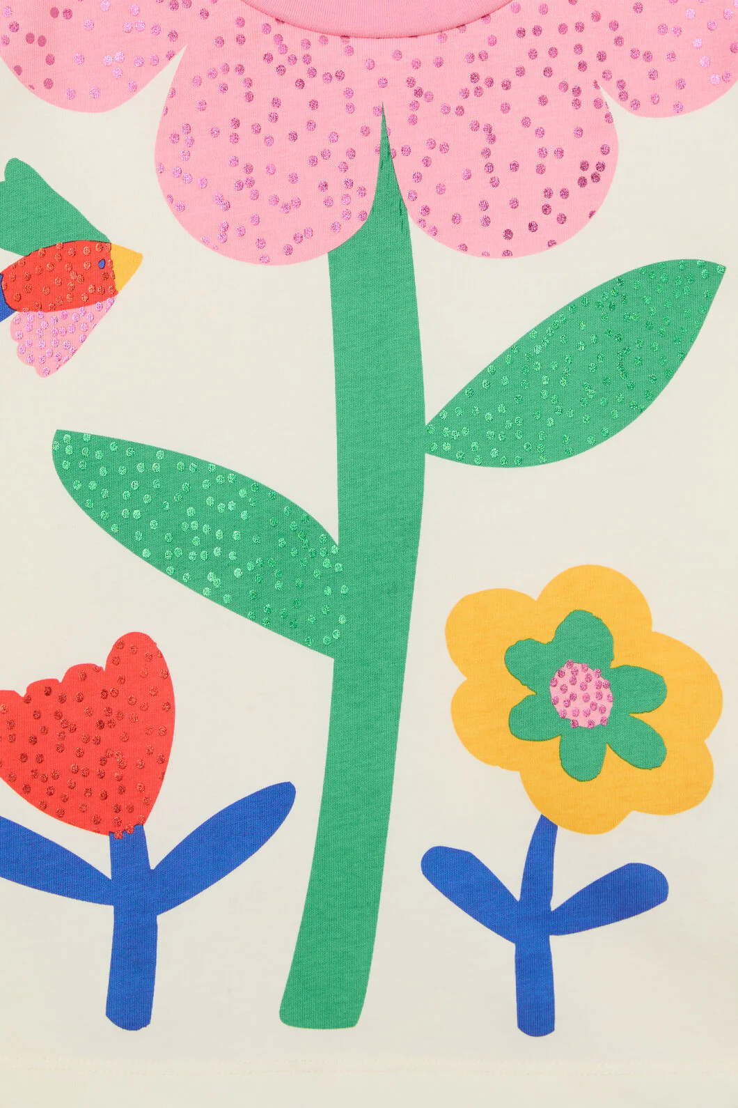 Floral Kids Ss Tee - Image 4
