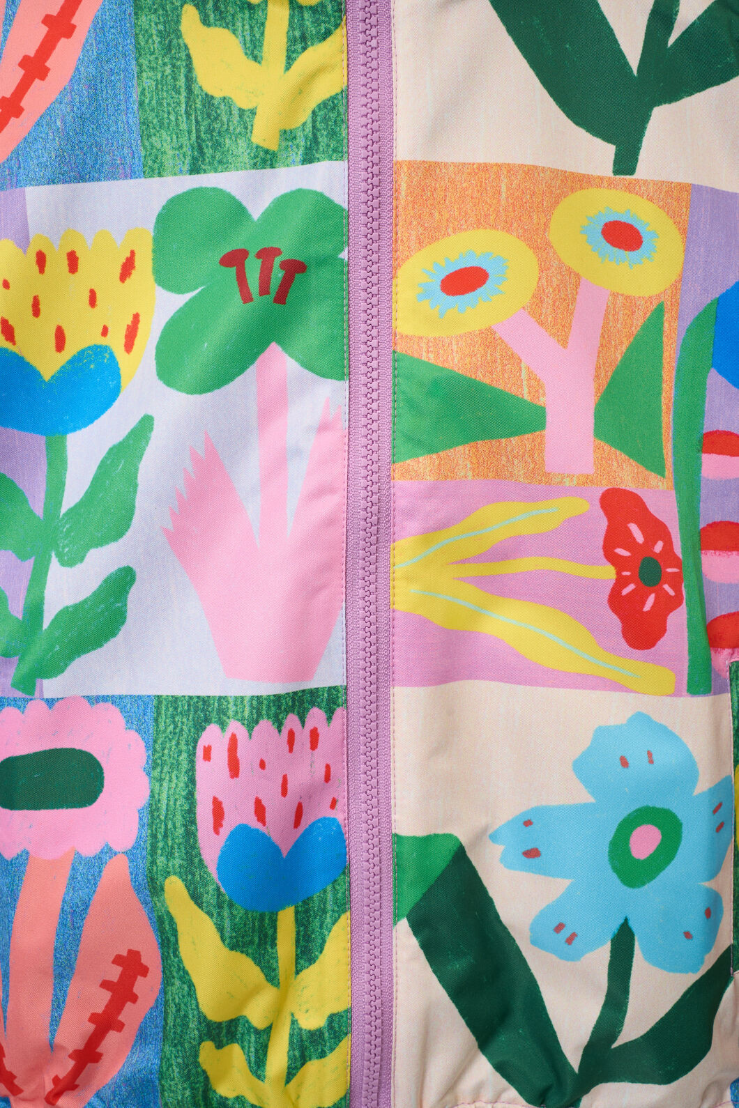 Floral Patchy Kids Raincoat - Image 4