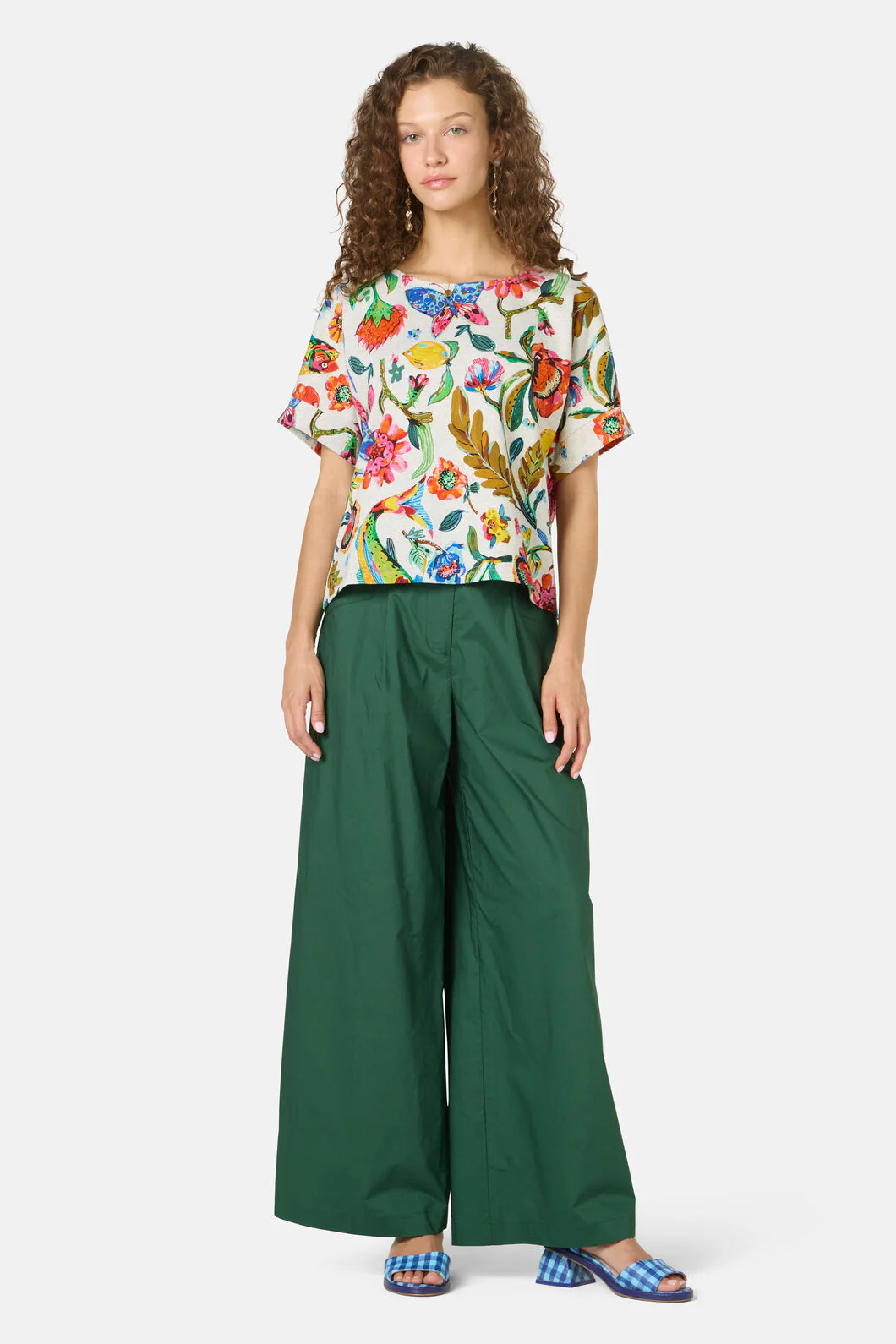 Floral Symphony Yardage Tee - Image 2