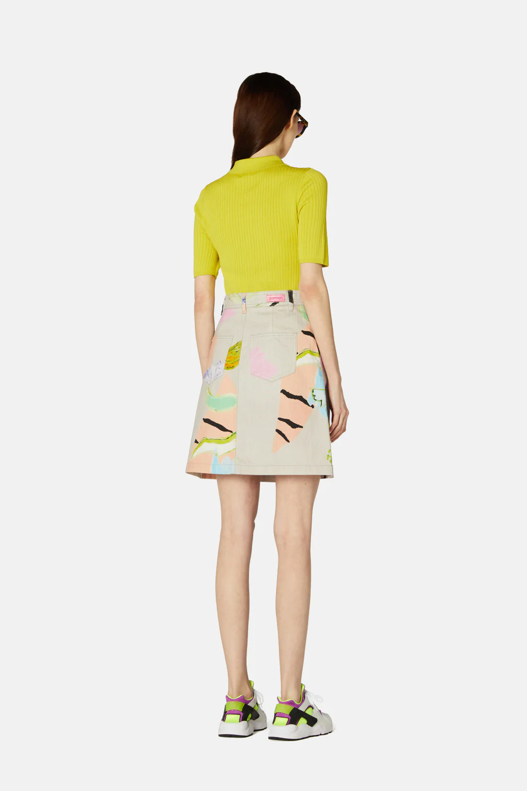 Floret Denim Skirt - Image 4