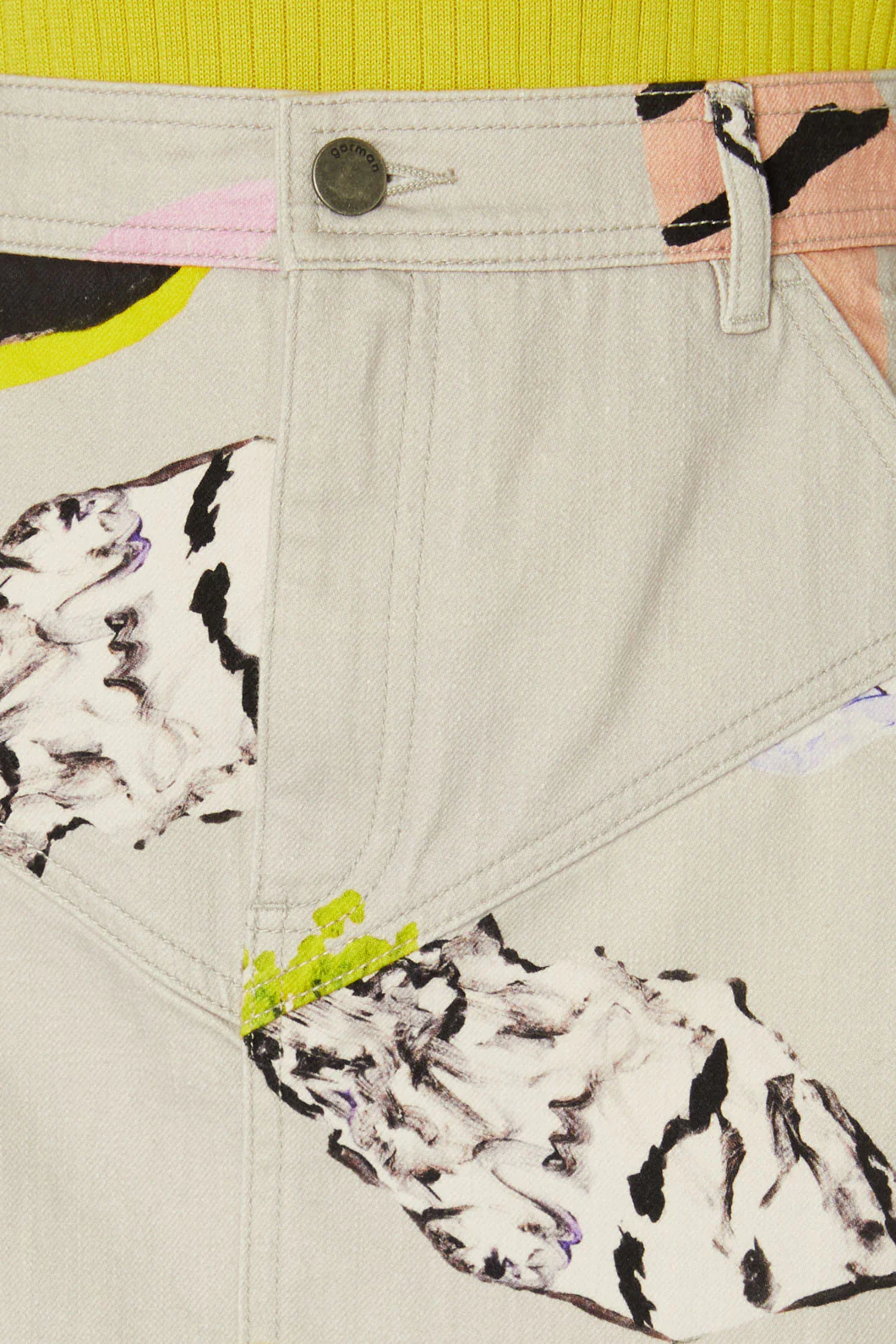 Floret Denim Skirt - Image 6
