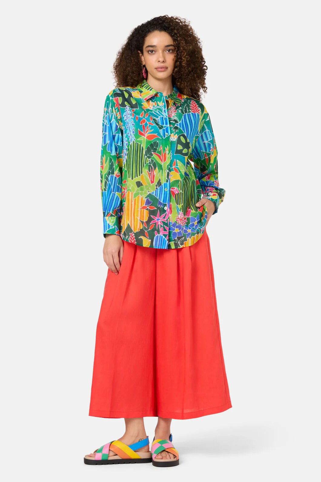Flower Garden Print Shirt - Image 2