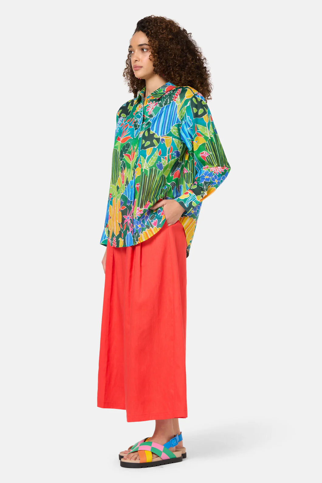 Flower Garden Print Shirt - Image 3