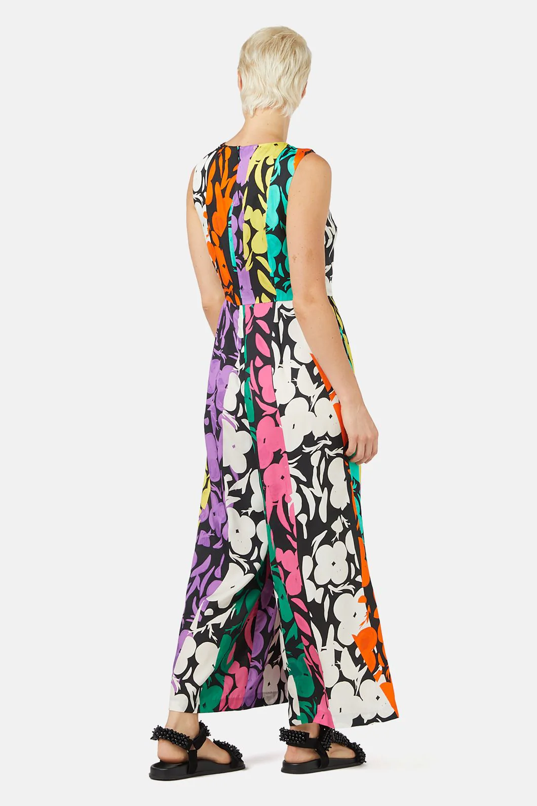 Flower Stripe Pantsuit - Image 5