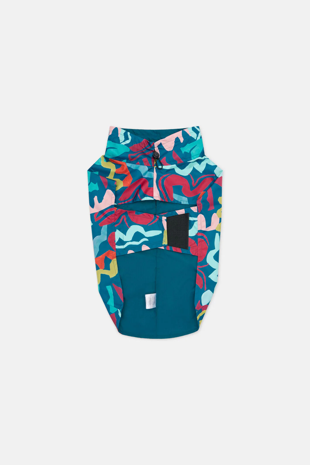 Fluid Rhythm Navy Pet Raincoat - Image 3