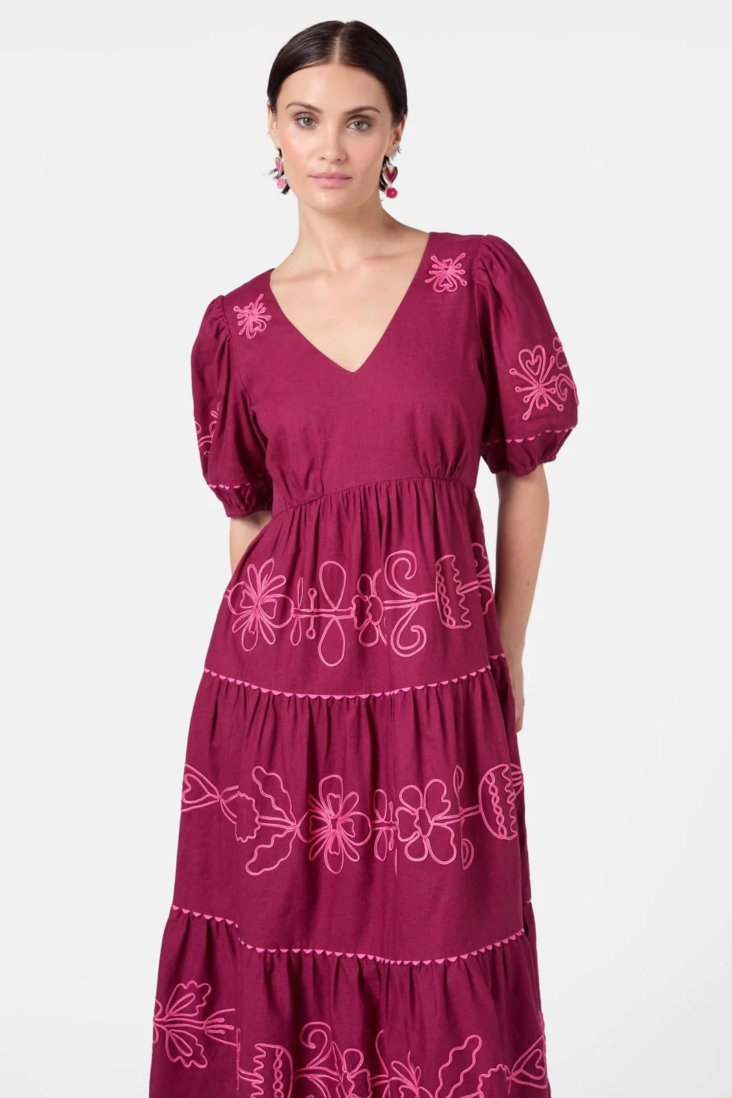 Folk Tales Tiered Dress - Image 2