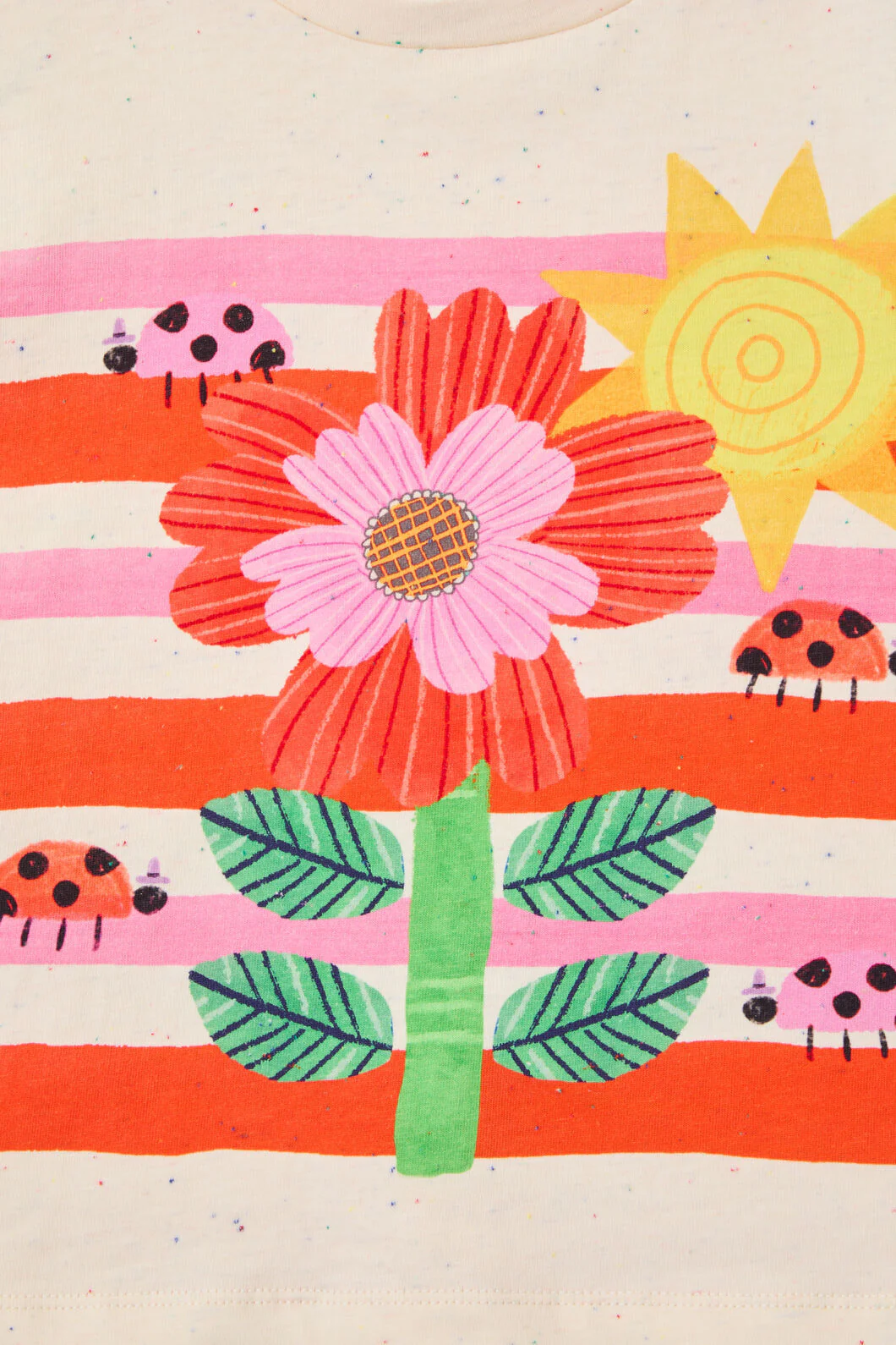 Folksy Flower Kids SS Tee - Image 3