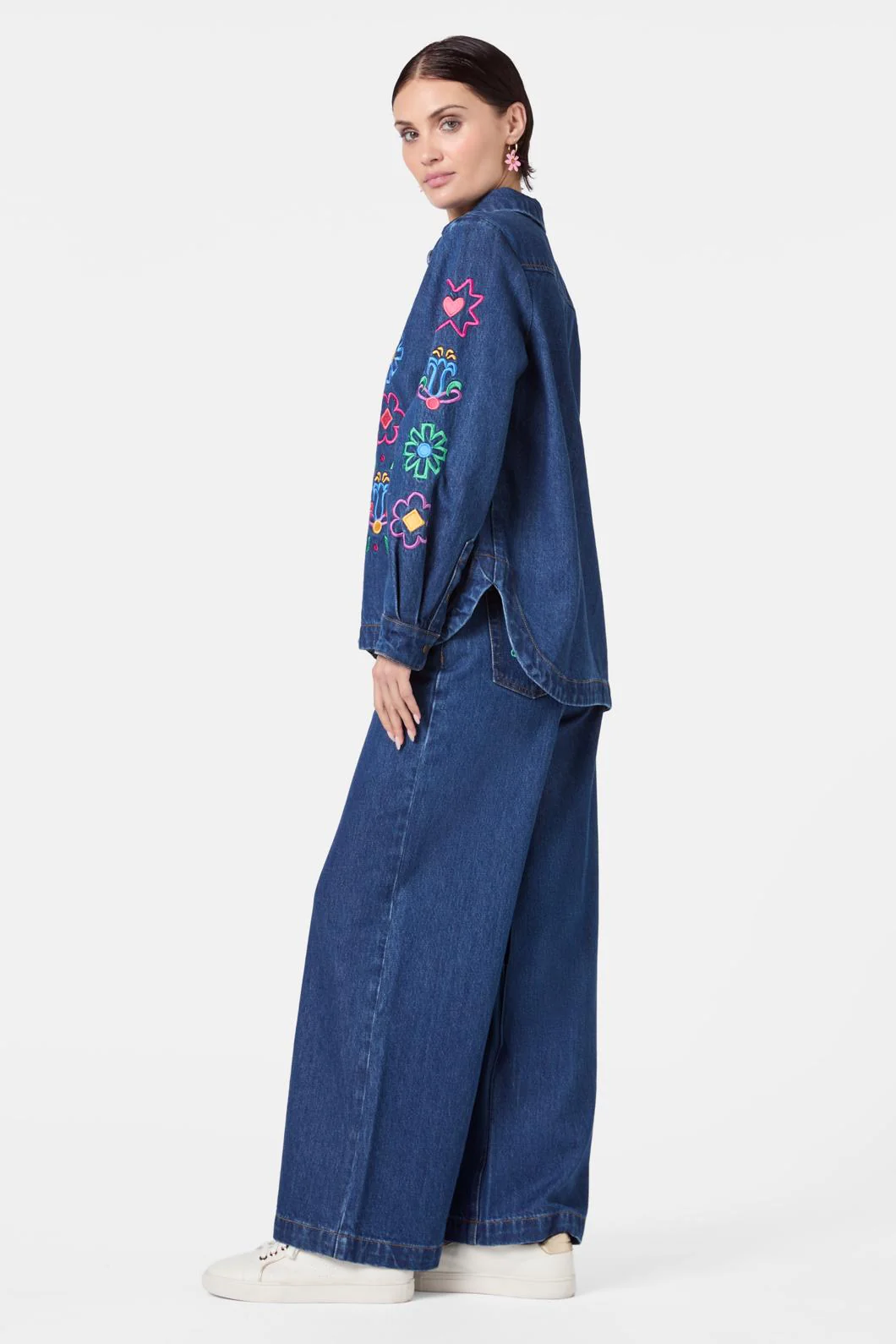 Friendly Folk Denim Shacket - Image 4