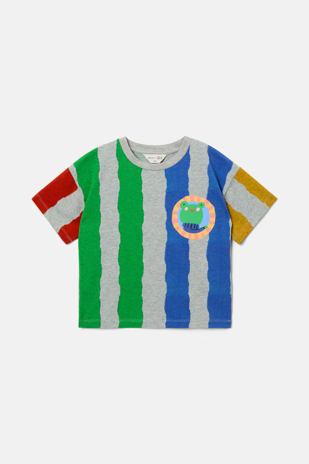 Froggy Stripe Kids SS Tee - Image 3