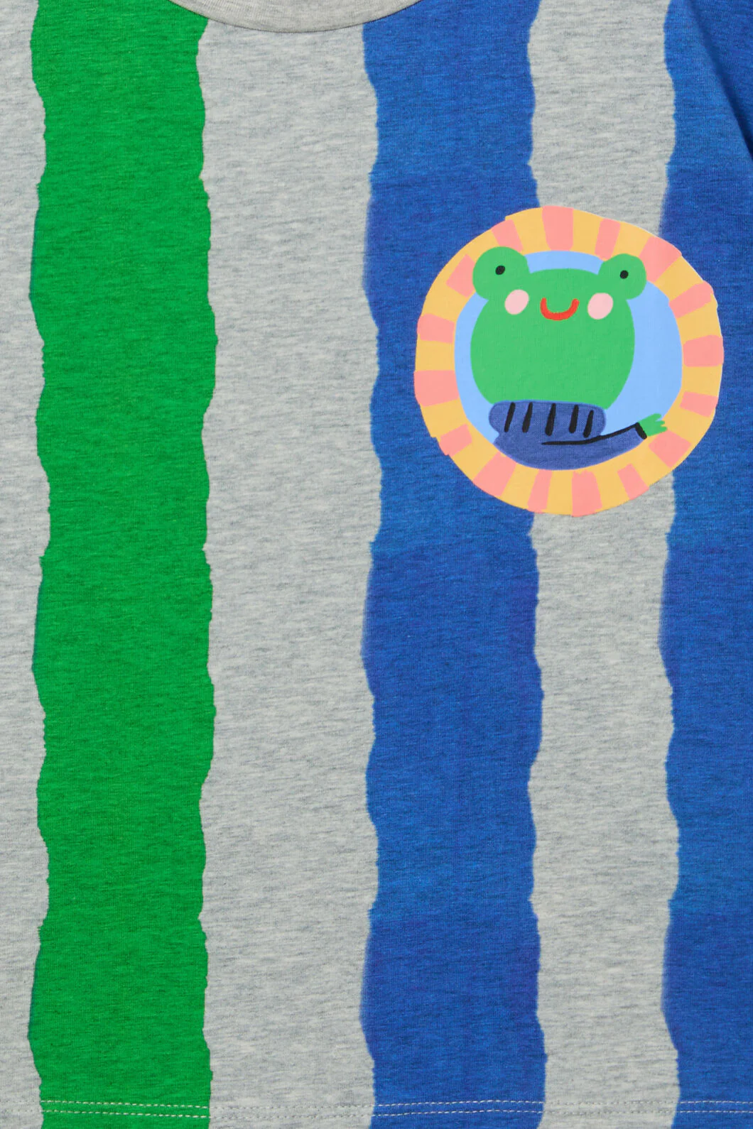 Froggy Stripe Kids SS Tee - Image 4