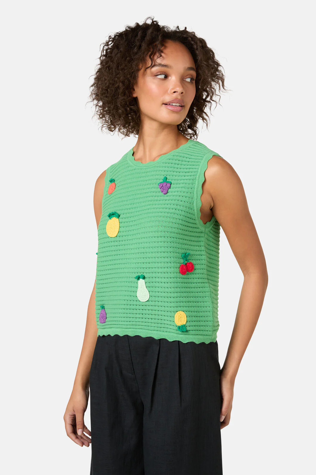 Fruit Party Cotton Knit Tank - Image 3