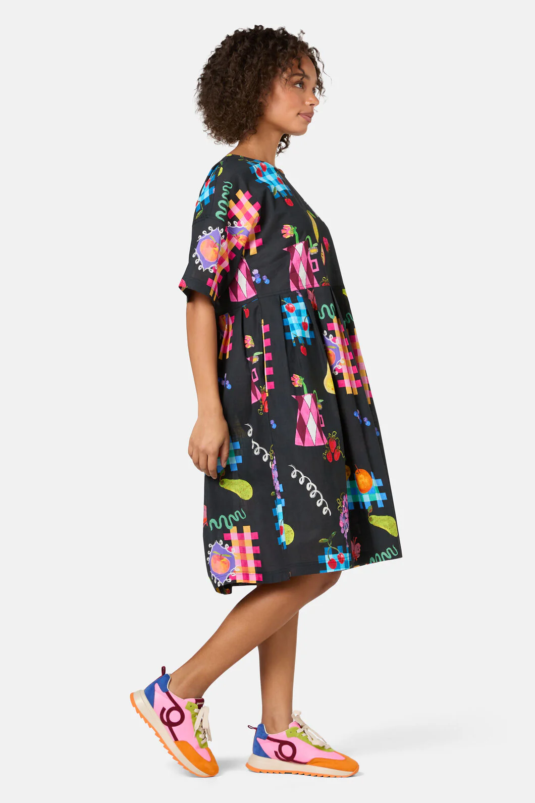 Fruit Party Print Sadie Dress - Image 3