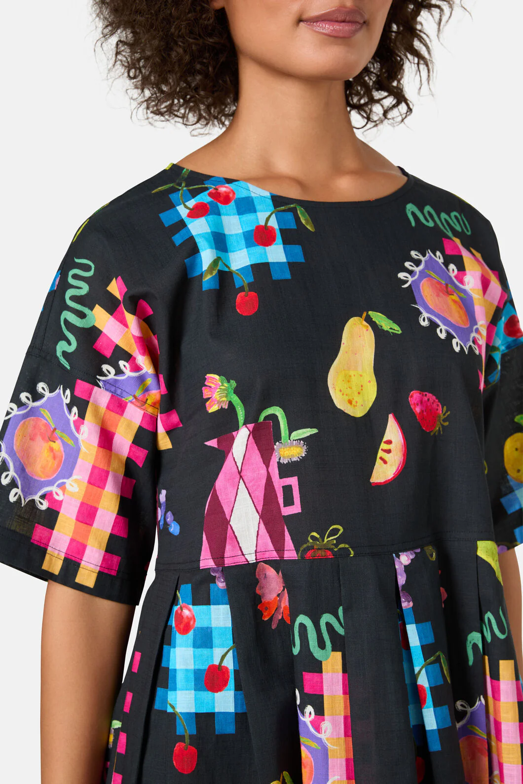Fruit Party Print Sadie Dress - Image 5