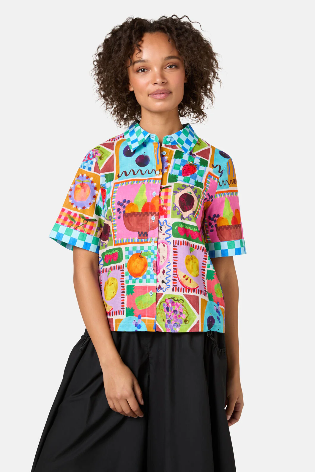 Fruit Party Print Shirt - Image 3