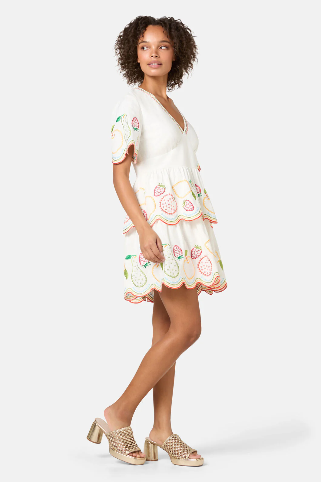 Fruity Anglaise Emb Dress - Image 4