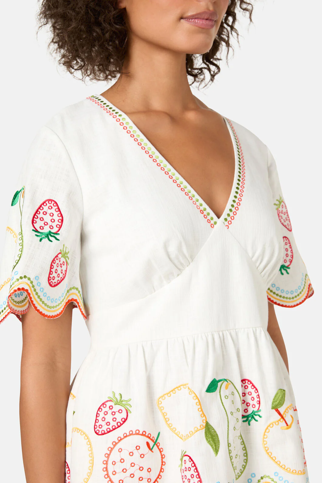 Fruity Anglaise Emb Dress - Image 6