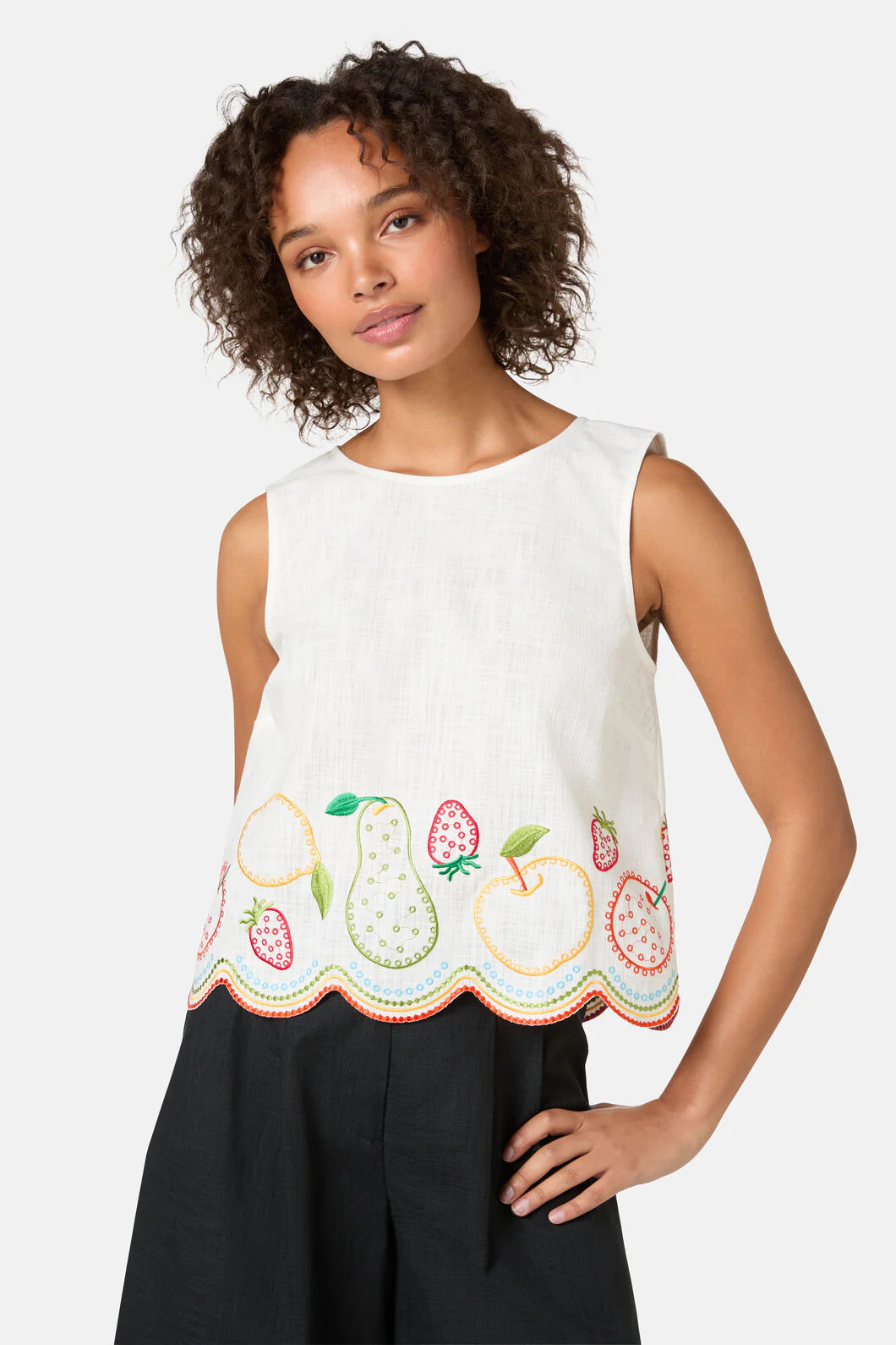 Fruity Anglaise Embroidered Tank - Image 2