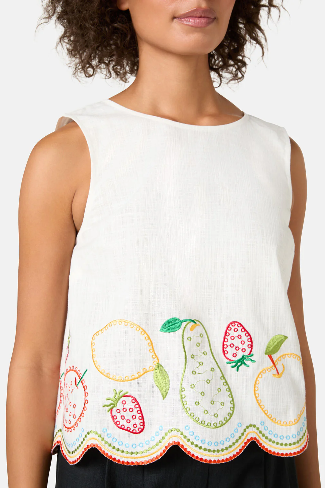 Fruity Anglaise Embroidered Tank - Image 6