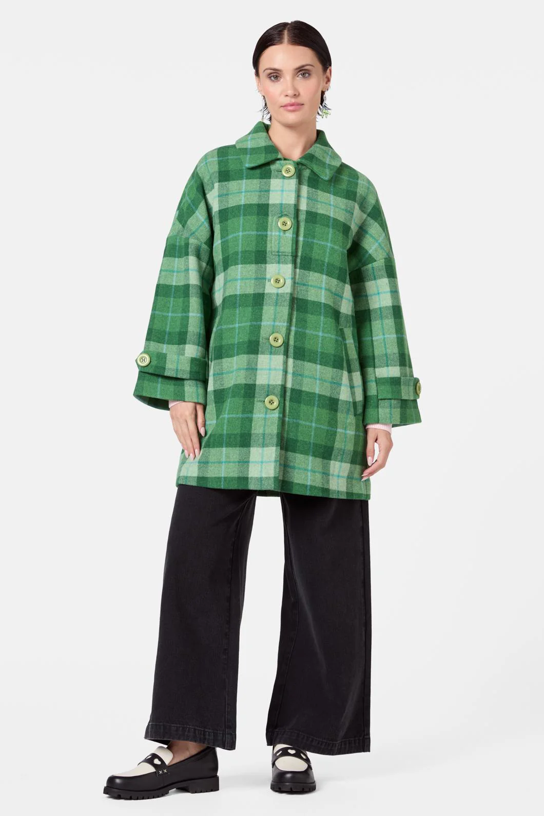 Garden Check Coat - Image 5