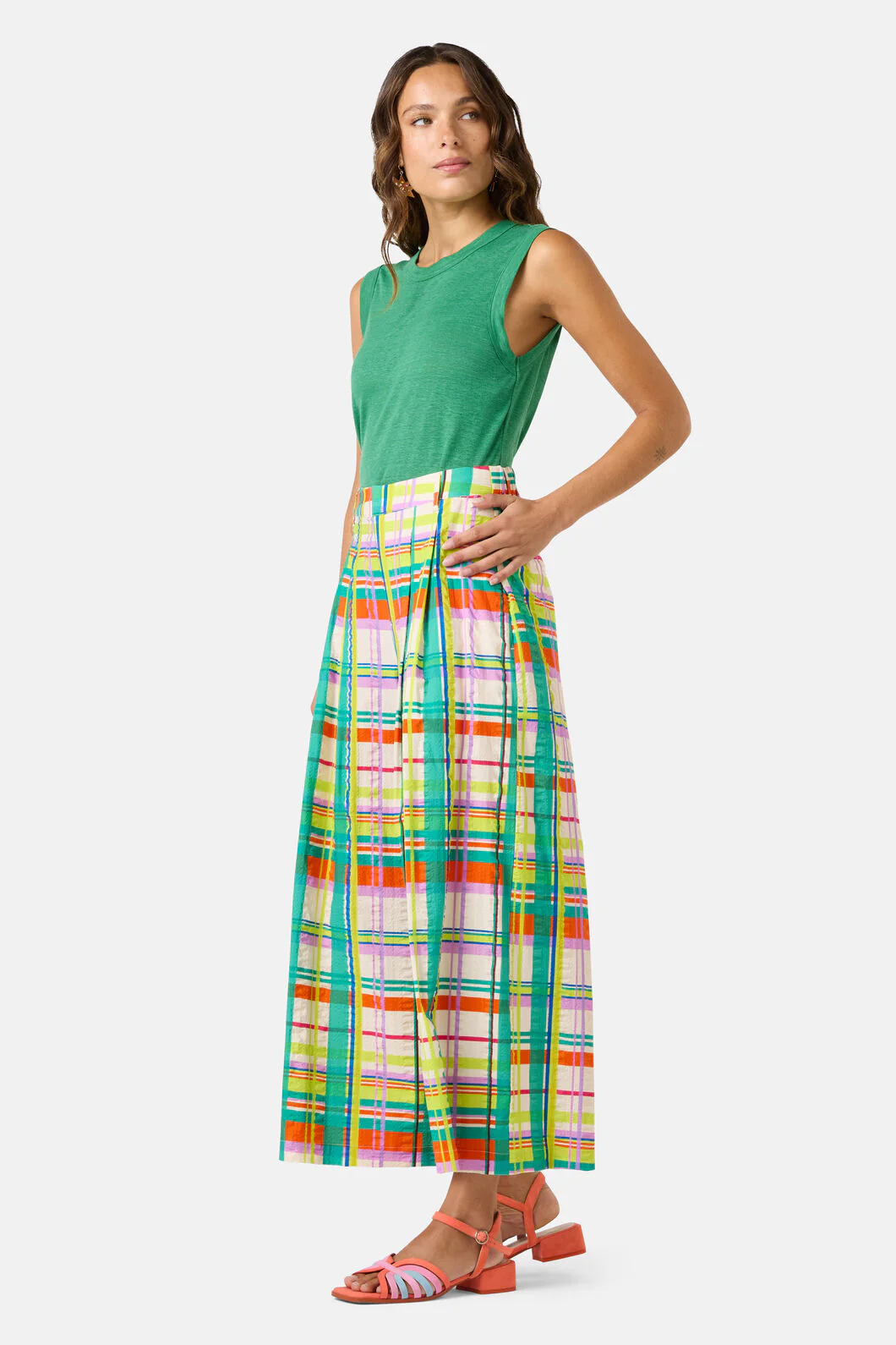 Geo Pop Check Skort - Image 2