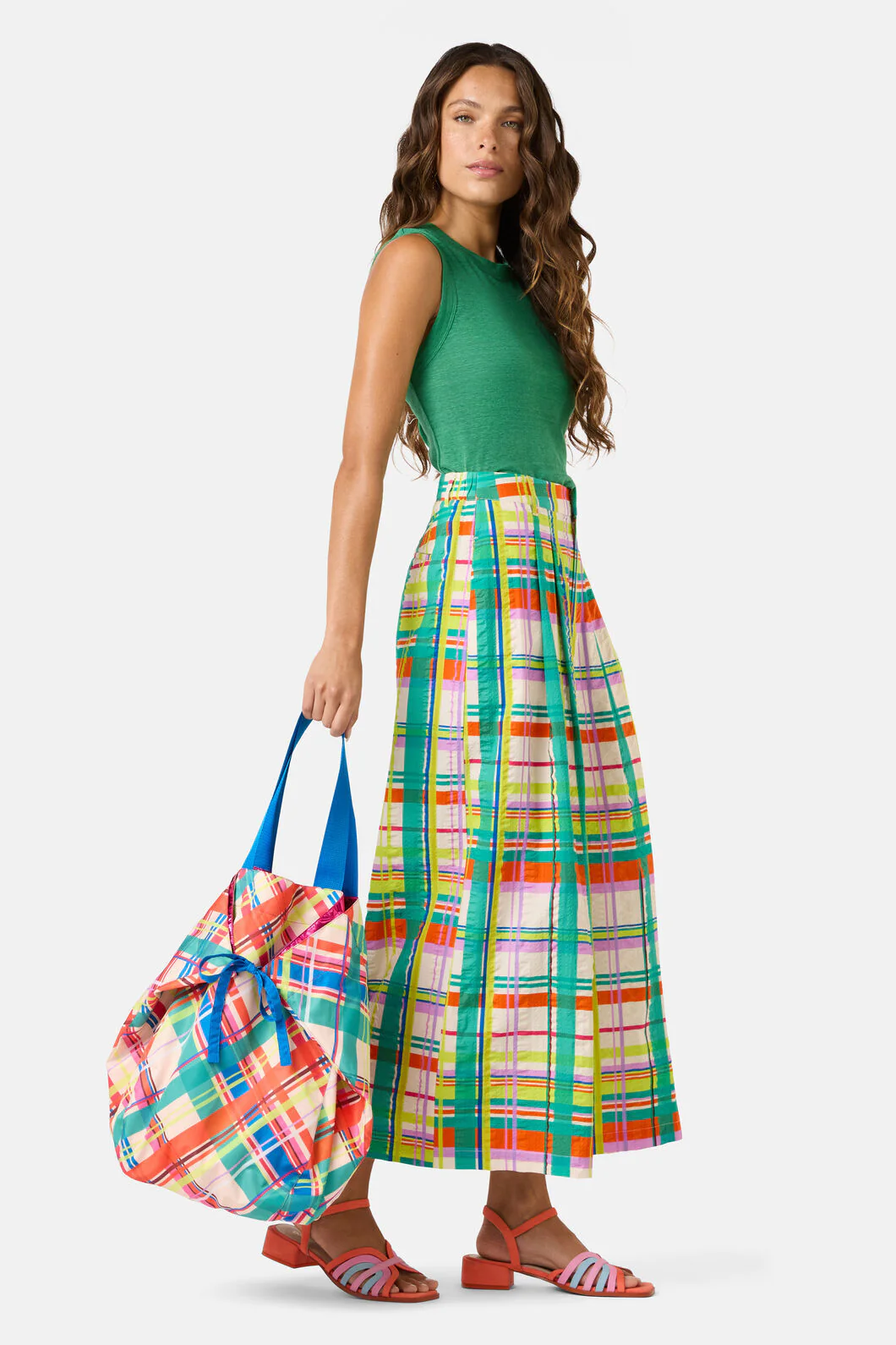 Geo Pop Soft Fold Tote - Image 2