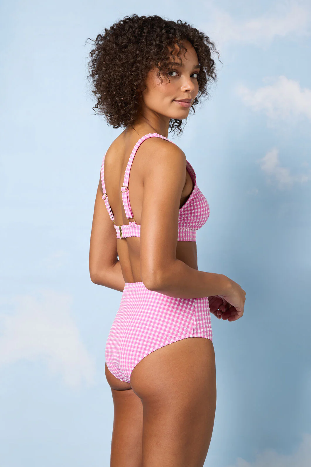 Gingham Bikini Bottom - Image 2