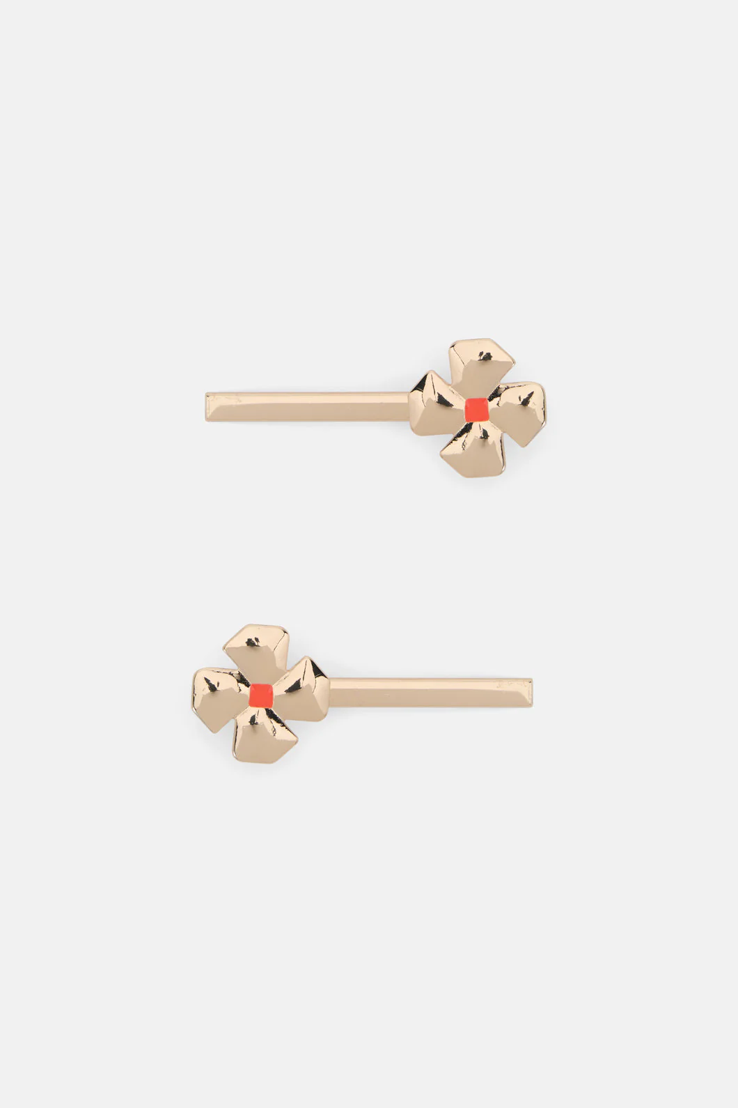 Gold Flower Hair Pin S/2 - Image 2