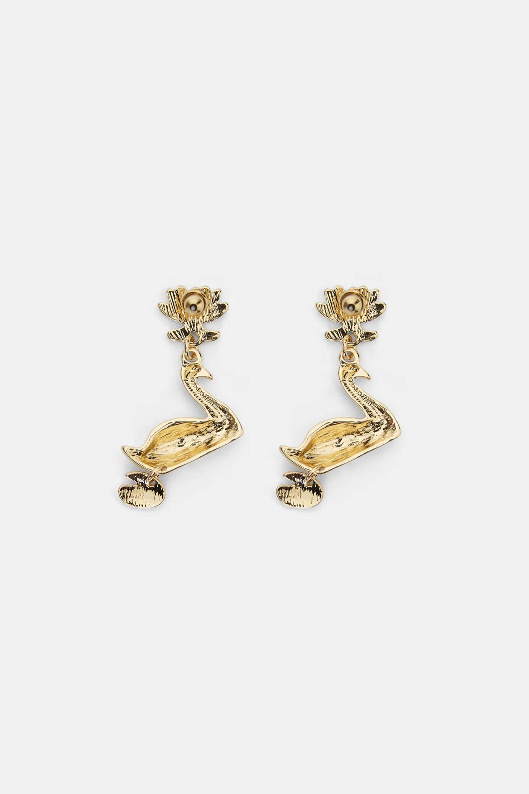 Golden Swan Earrings - Image 4